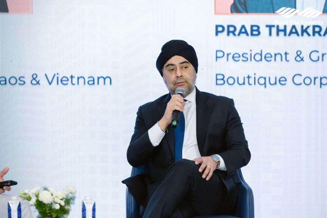 prab-thakral-ceo-boutique-corporation-bc-mte-hcmc-vietnam-2026 นายปรับชะรันซิงห์ ทักราล ประธานเจ้าหน้าที่บริหาร บริษัท บูทิค คอร์ปอเรชั่น จำกัด (มหาชน) ร่วมเป็นวิทยากรบนเวทีเสวนาอสังหาริมทรัพย์และโรงแรม MTE HCMC 2026 ที่ประเทศเวียดนาม
