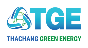 โลโก้ทางการของ บริษัท ท่าฉาง กรีน เอ็นเนอร์ยี่ จำกัด (มหาชน) (Thachang Green Energy หรือ TGE)