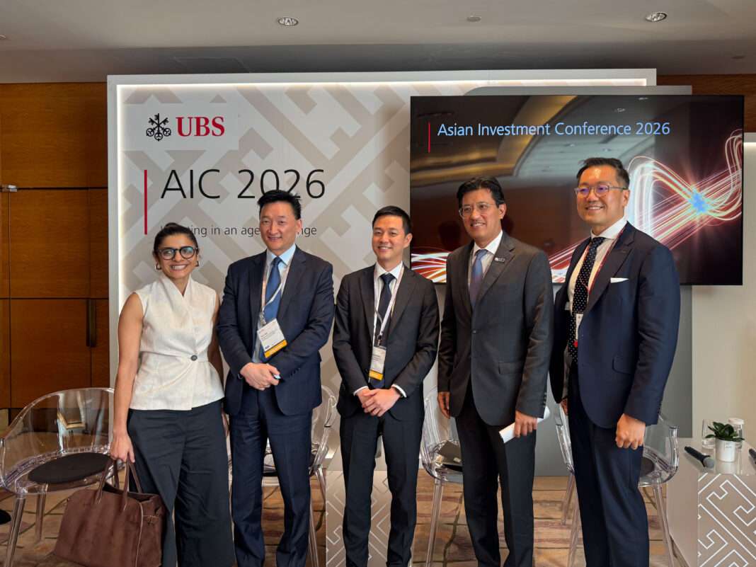 asadej-kongsiri-set-ubs-asian-investment-conference-2026 นายอัสสเดช คงสิริ กรรมการและผู้จัดการ ตลาดหลักทรัพย์แห่งประเทศไทย (SET) และคณะผู้บริหาร ร่วมงาน UBS Asian Investment Conference 2026 ณ ฮ่องกง