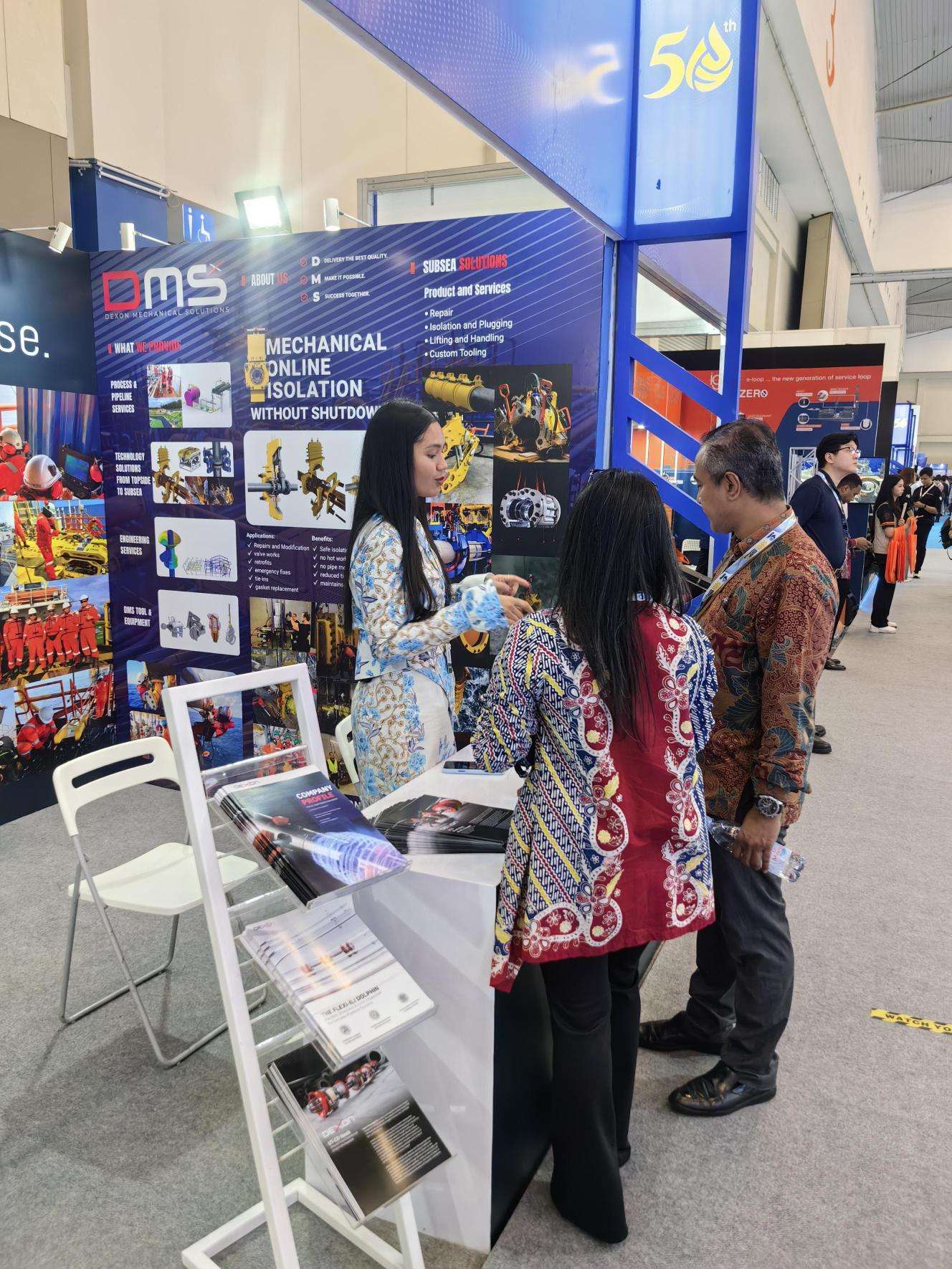 บรรยากาศทีมงาน DMS นำเสนอเทคโนโลยีวิศวกรรมพลังงานและระบบ Mechanical Online Isolation แก่ผู้ประกอบการในอุตสาหกรรม