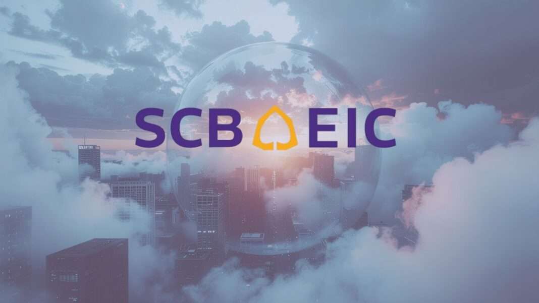 scb-eic-thai-economic-outlook-2026-fragile-recovery ภาพกราฟิกแสดงถึงความเปราะบางของเศรษฐกิจไทยท่ามกลางความท้าทายระดับโลกและการปรับประมาณการ GDP ปี 2569