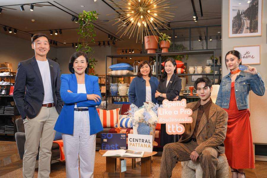 ttb-central-pattana-smart-value-campaign-2026.jpg คณะผู้บริหารทีทีบี และบริษัท เซ็นทรัลพัฒนา จำกัด (มหาชน) ร่วมเปิดตัวแคมเปญ Smart Value เสิร์ฟดีลแรง กิน - ช้อป คุ้มครบจบที่เดียว สำหรับผู้ถือบัตรเครดิต ttb