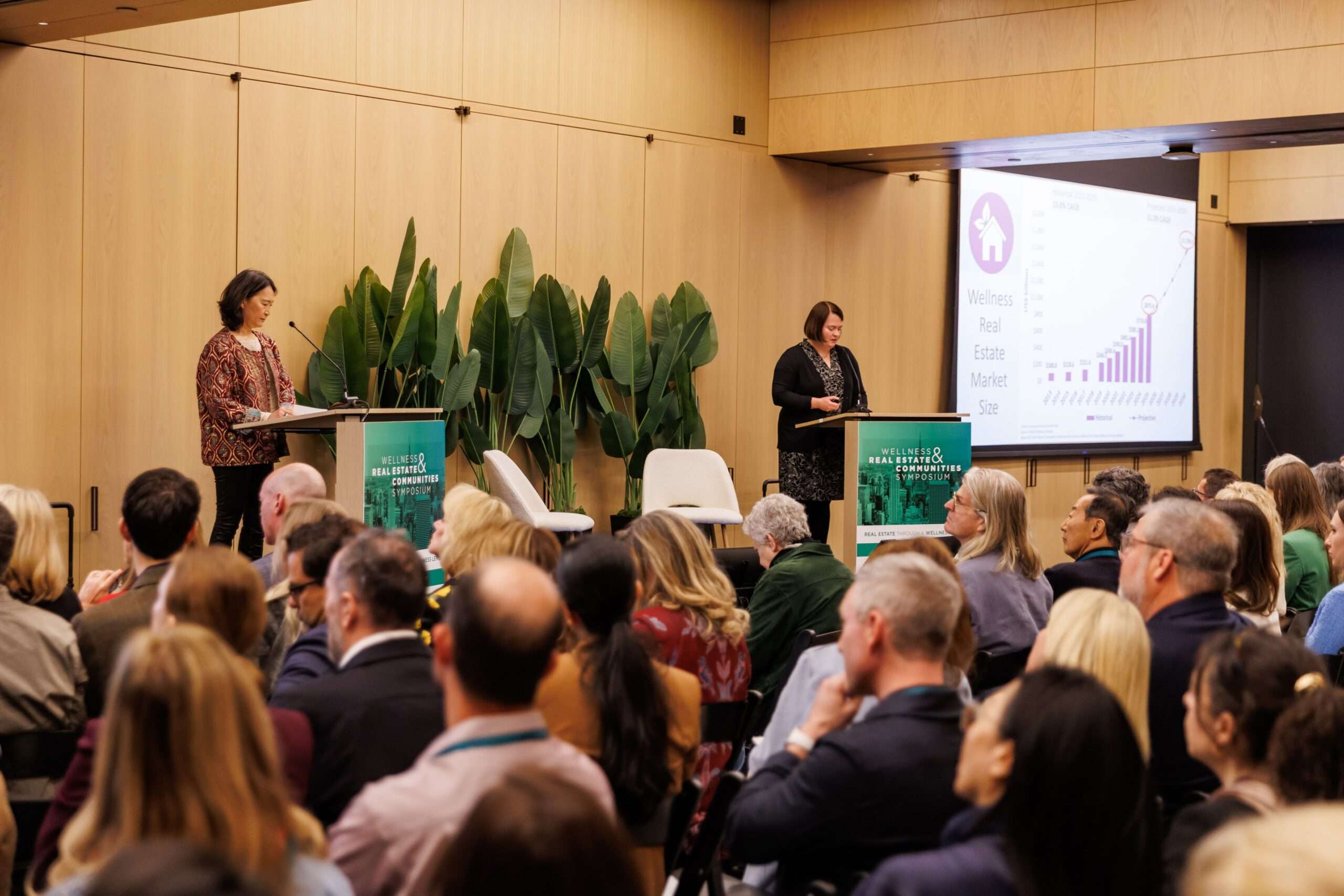 บรรยากาศงานสัมมนา Wellness Real Estate & Communities Symposium 2026 ณ นครนิวยอร์ก จัดโดย Global Wellness Institute