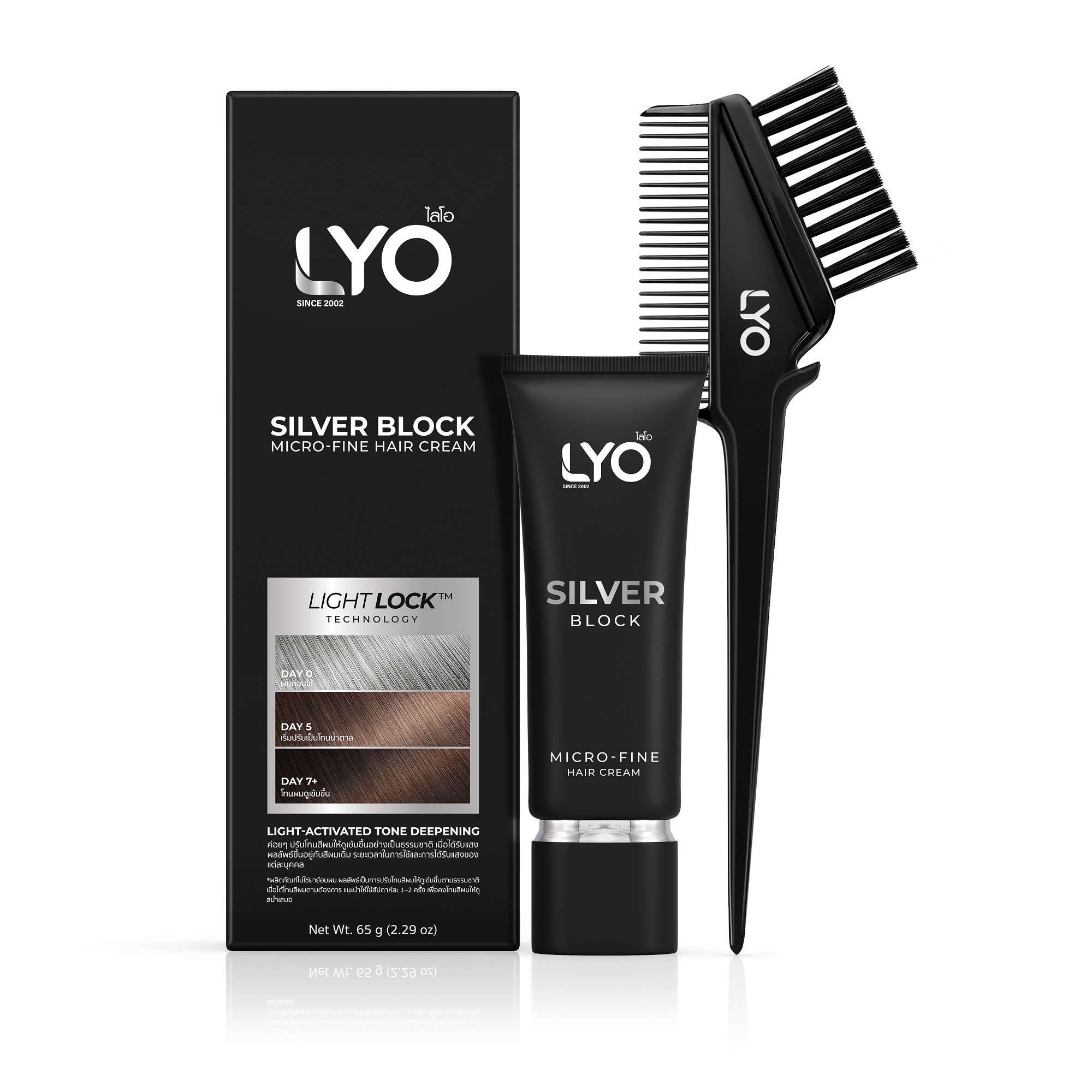 ผลิตภัณฑ์ LYO Silver Block Micro-Fine Hair Cream นวัตกรรมดูแลเส้นผมด้วยเทคโนโลยี Light Lock™