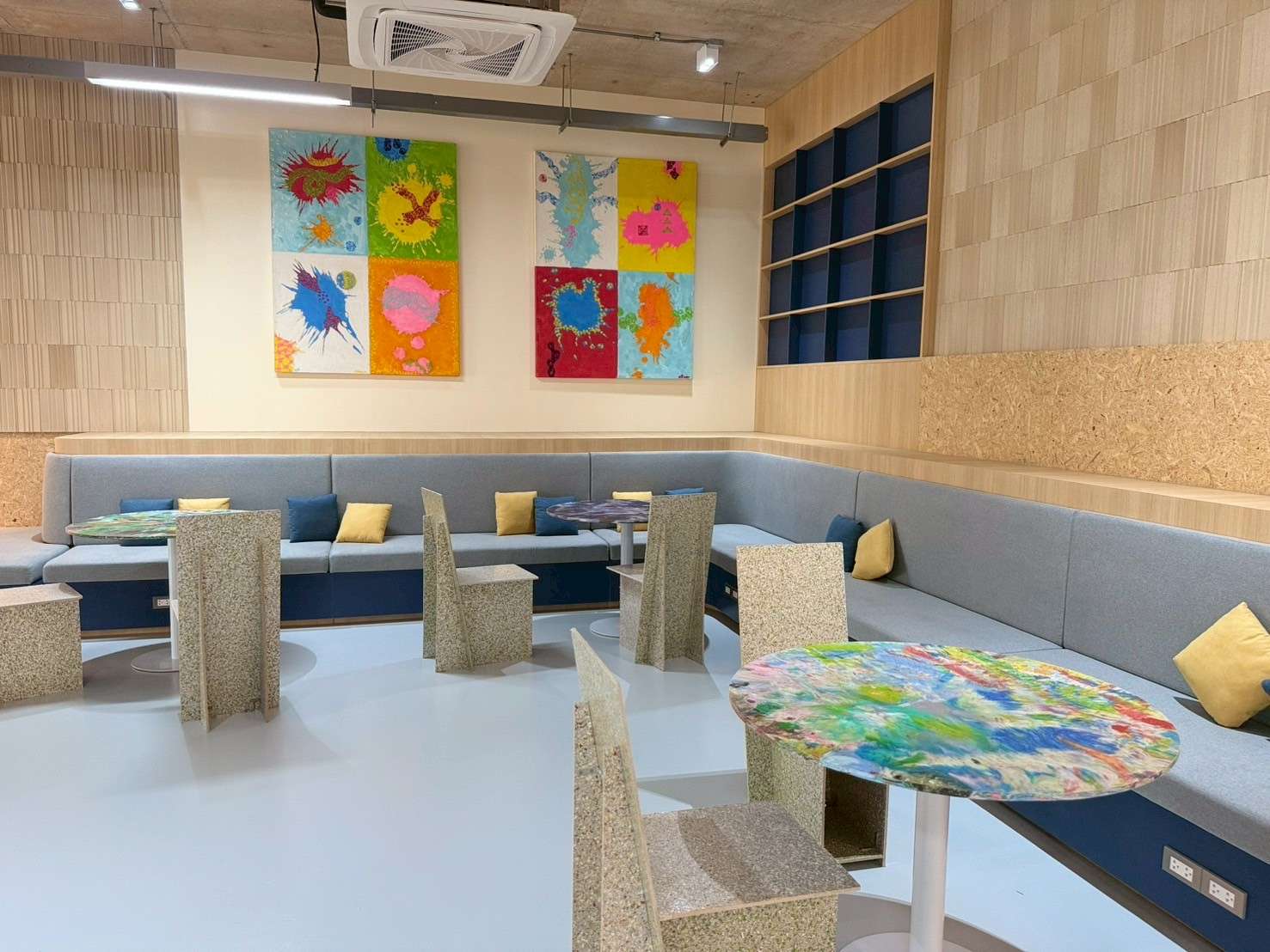 พื้นที่ส่วนกลาง NEO Care Space ที่ออกแบบมาเพื่อสร้างความผ่อนคลายและมอบแรงบันดาลใจในการทำงาน