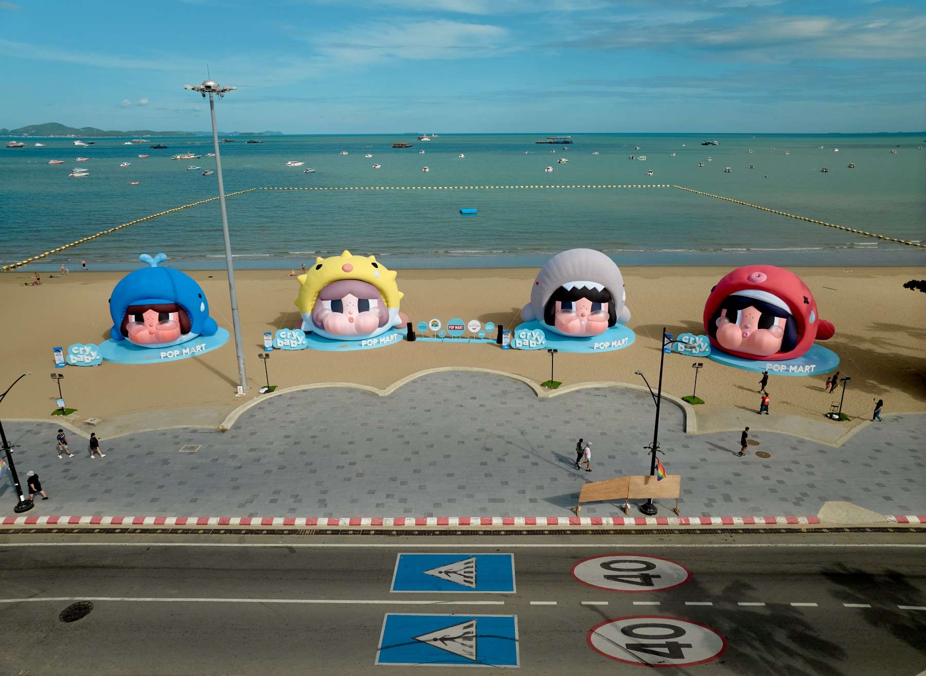ไฮไลต์บอลลูน GIANT CRYBABY ซูเปอร์ไอพีระดับโลก ริมหาดพัทยา