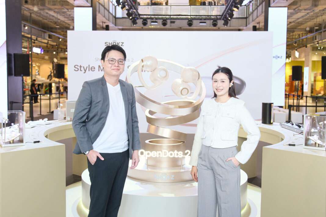 koan-shokz-opendots-2-open-ear-clip-on-launch ผู้บริหาร KOAN และแบรนด์ SHOKZ ร่วมเปิดตัวหูฟัง SHOKZ OpenDots 2 ดีไซน์ Clip-on รุ่นใหม่ล่าสุด