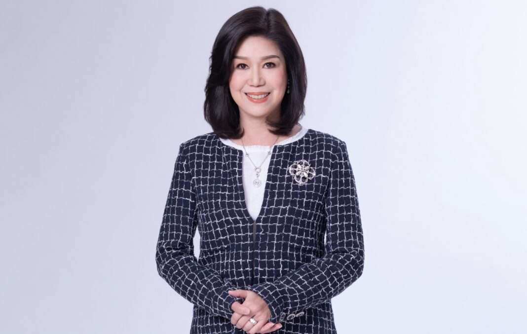 คุณนุสรา (อัสสกุล) บัญญัติปิยพจน์ ประธานเจ้าหน้าที่บริหารและกรรมการผู้จัดการ บริษัท ไทยสมุทรประกันชีวิต จำกัด (มหาชน)