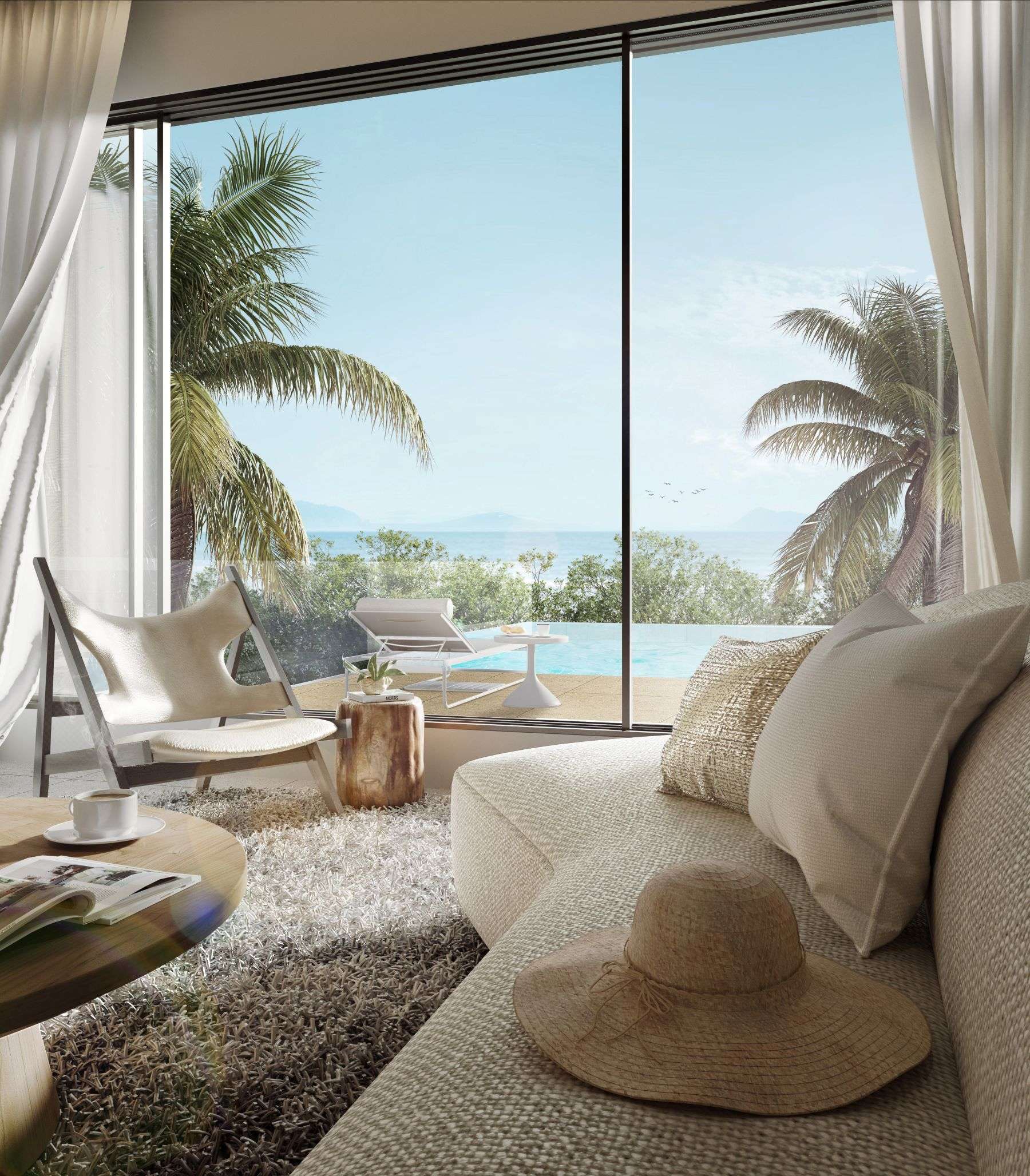 บรรยากาศภายในห้องพักและวิวสระว่ายน้ำส่วนตัว โครงการ Veranda Villas & Suites Phuket