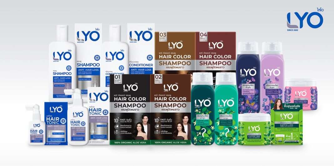 กลุ่มผลิตภัณฑ์ดูแลเส้นผม LYO แบรนด์ Flagship จาก 88TH