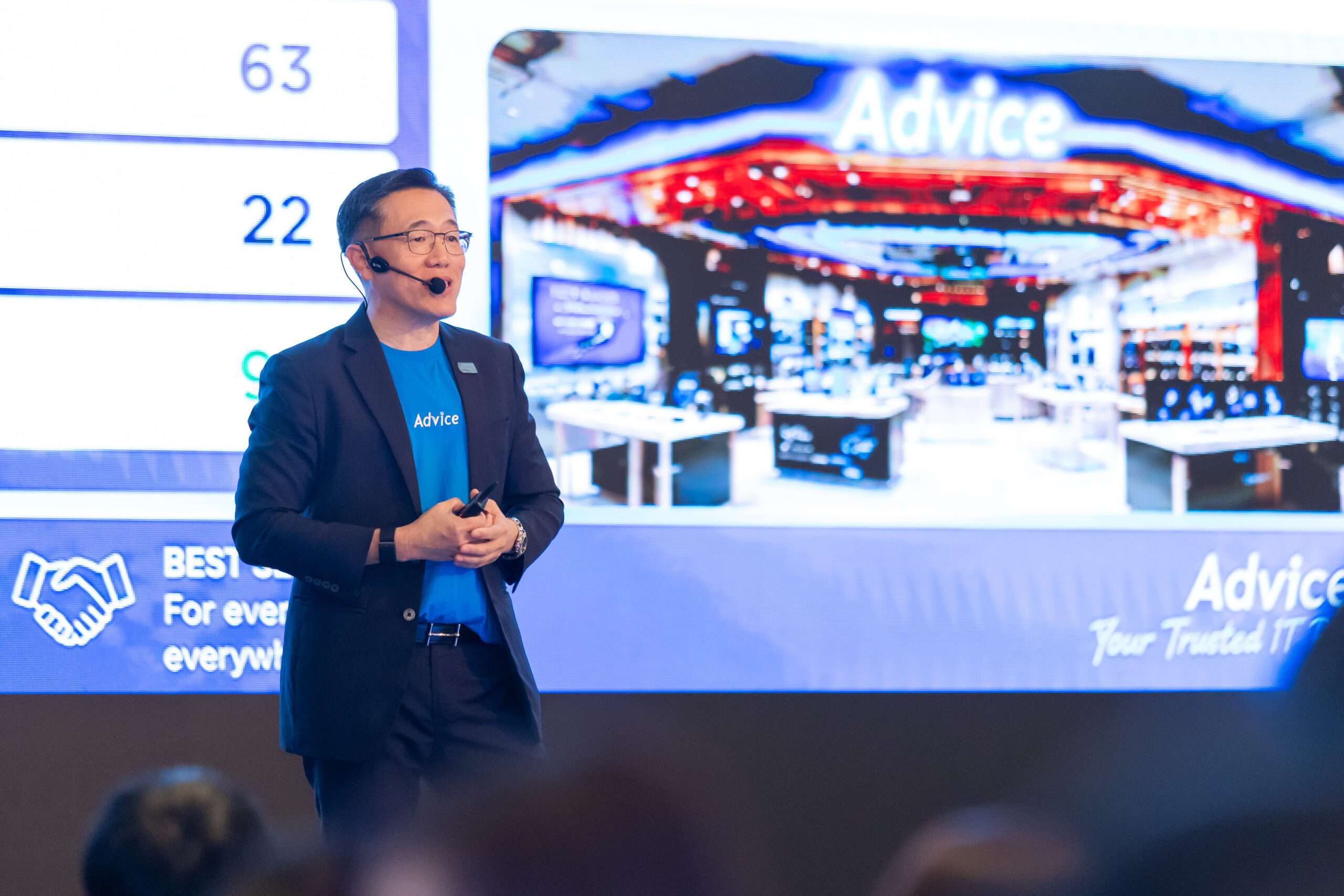 ผู้บริหาร ADVICE นำเสนอวิสัยทัศน์ในงาน AI Driven Growth Experience 2026 เปิดตัว Advice Business Solutions