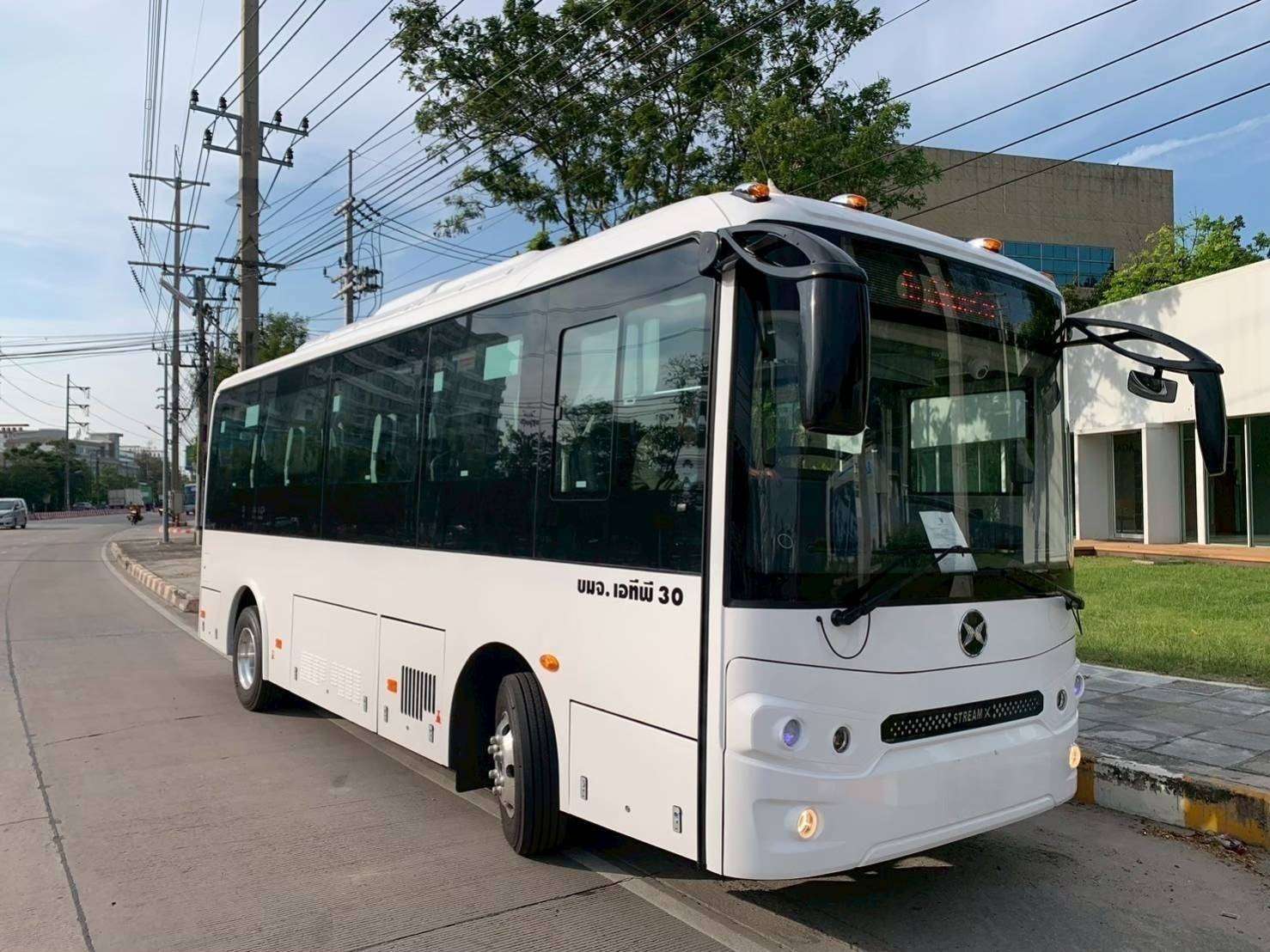 รถบัสโดยสารพลังงานไฟฟ้า (EV) ของบริษัท เอทีพี 30 จำกัด (มหาชน)
