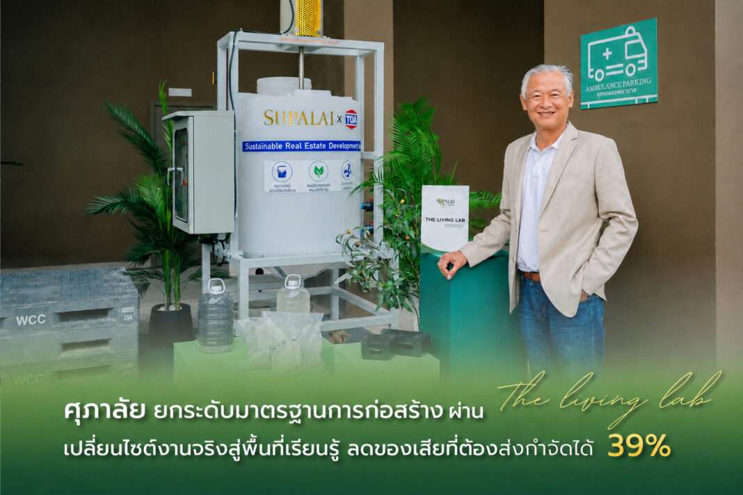 supalai-the-living-lab-construction-sustainability-2026 ผู้บริหารบริษัท ศุภาลัย จำกัด (มหาชน) นำเสนอแนวคิดโครงการ The Living Lab เพื่อยกระดับมาตรฐานการก่อสร้างและลดของเสีย