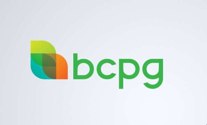 ภาพตราสัญลักษณ์ของบริษัท บีซีพีจี จำกัด (มหาชน) หรือ BCPG ประกอบการชี้แจงประเด็นการให้ข้อมูลแก่กรมสอบสวนคดีพิเศษ